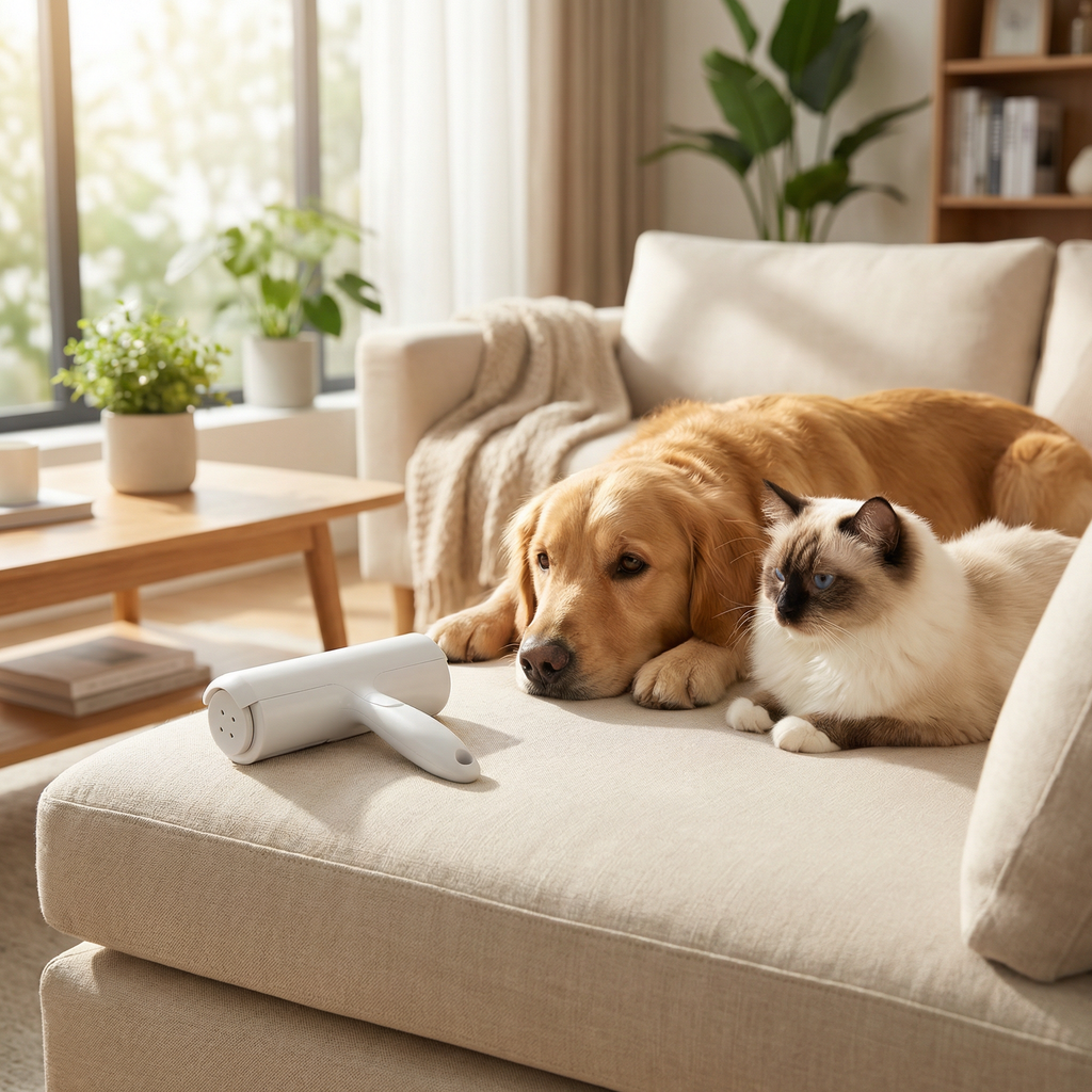 Furlofi Reusable Pet Hair Remover Roller